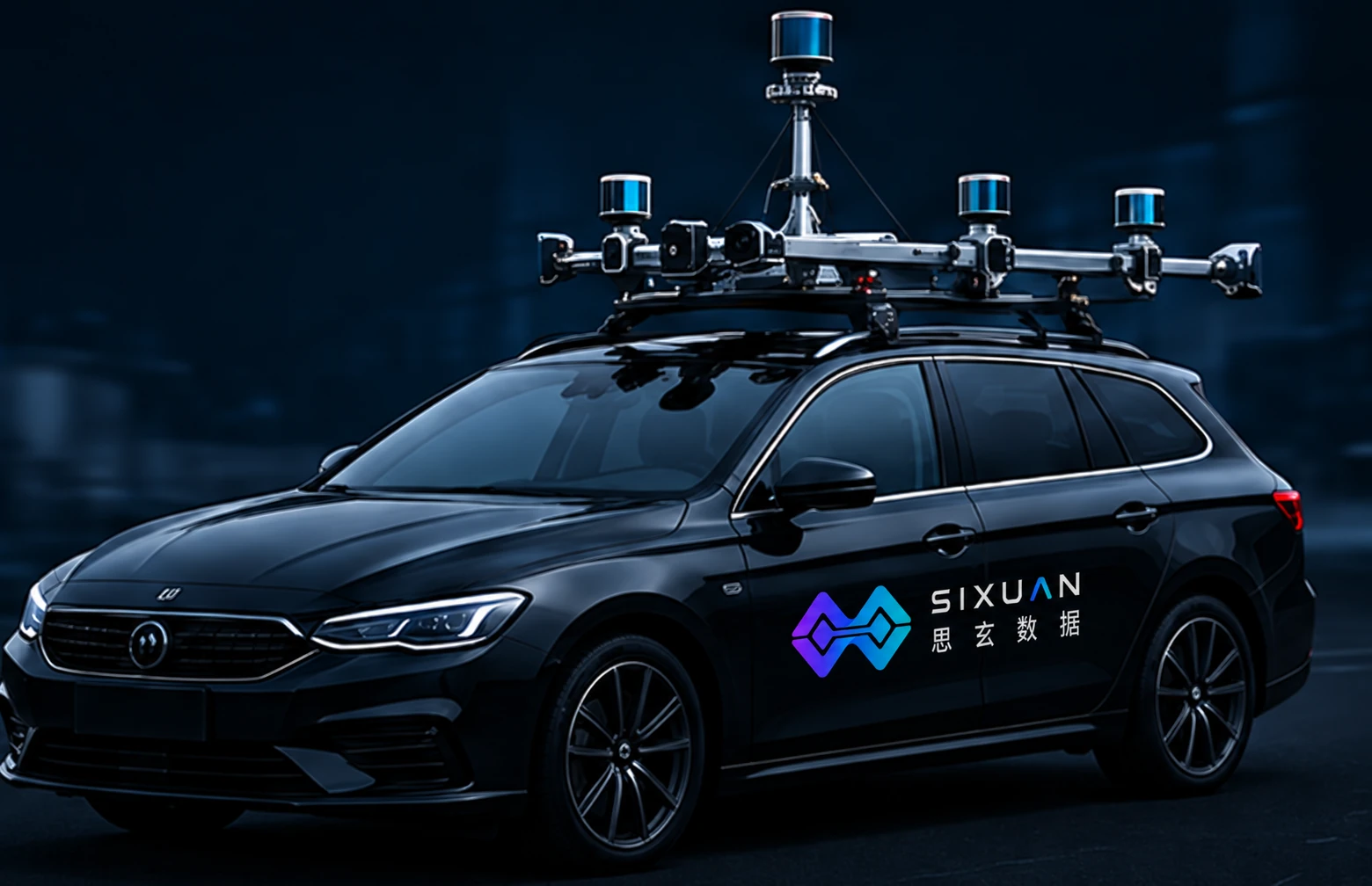 Road-data collection vehicle